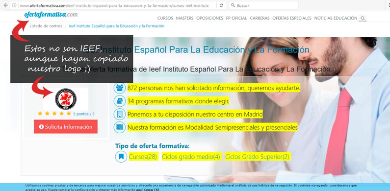 imitaciones IEEF