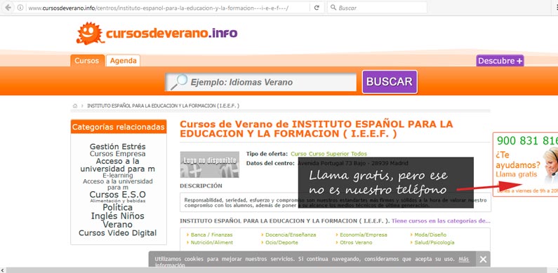 imitaciones IEEF: otro ejemplo más