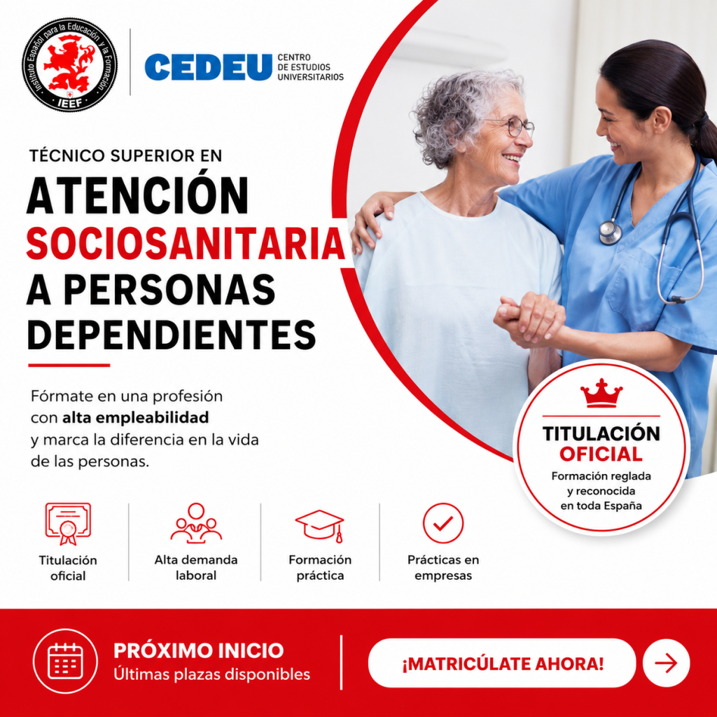 Título Certificado Atención Sociosanitaria