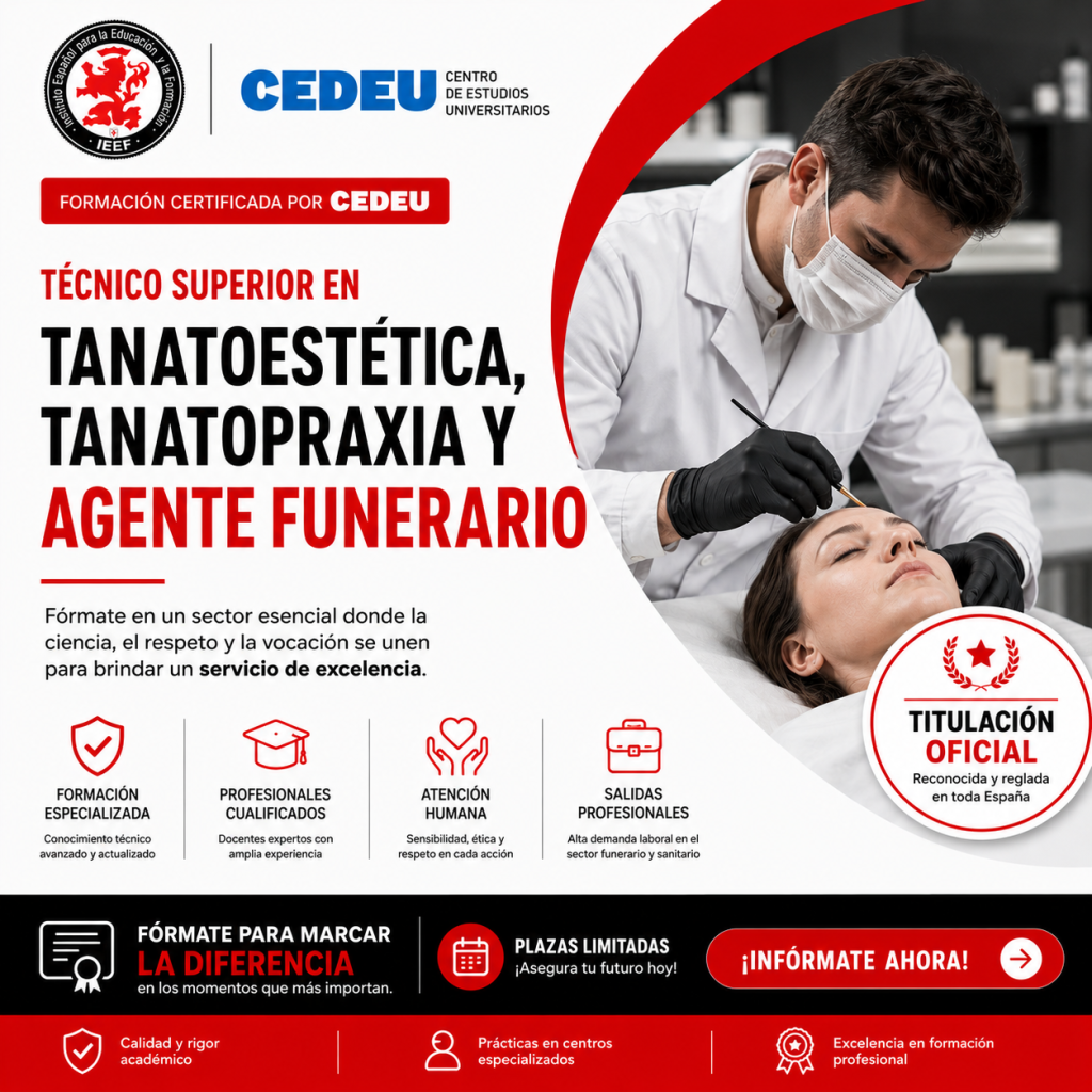 Título Certificado Tanatoestética