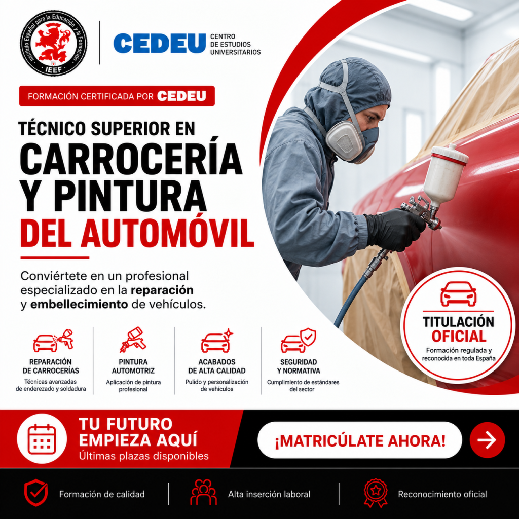 técnico superior carrocería y pintura