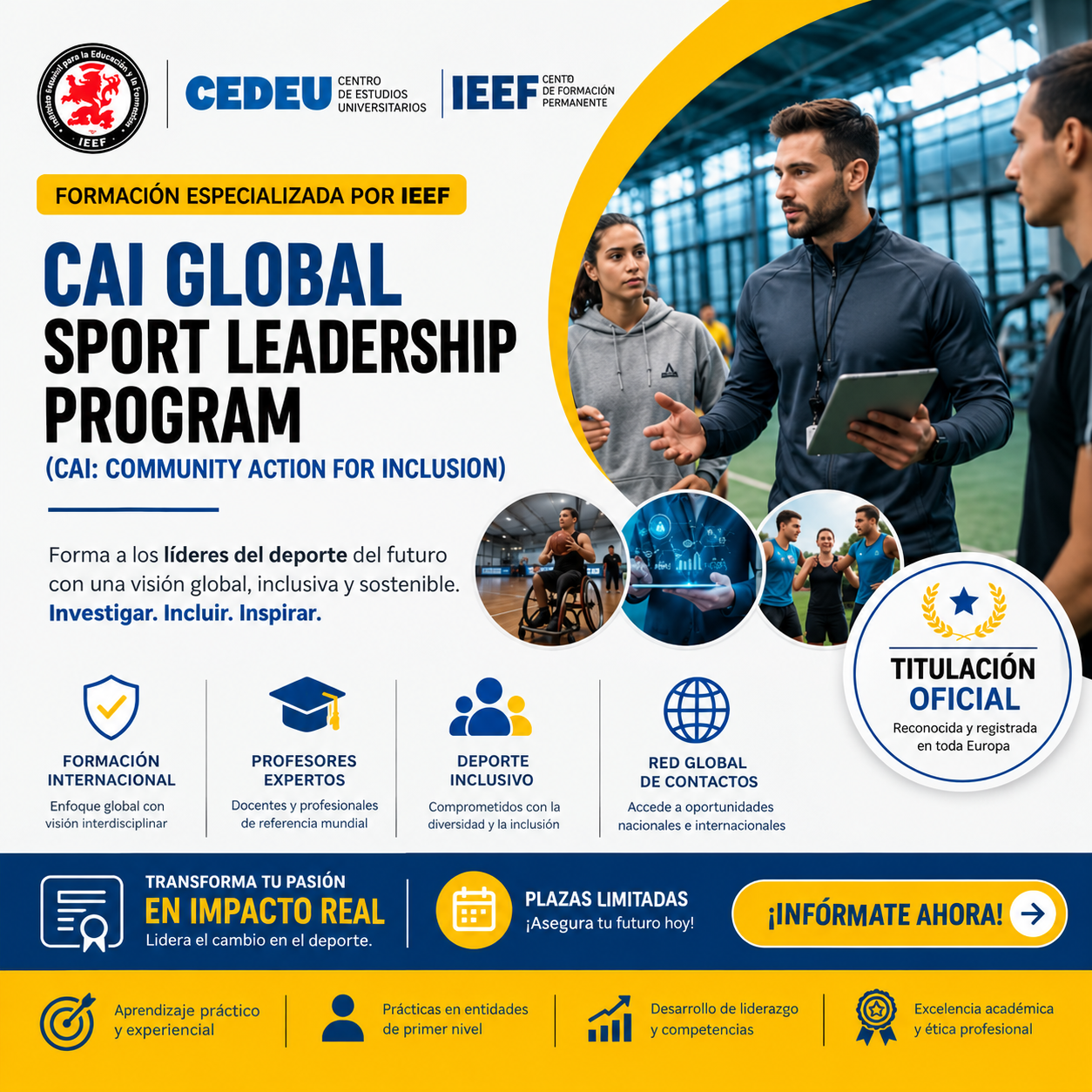 CAI Global Sport Leadership Program - IEEF y CEDEU